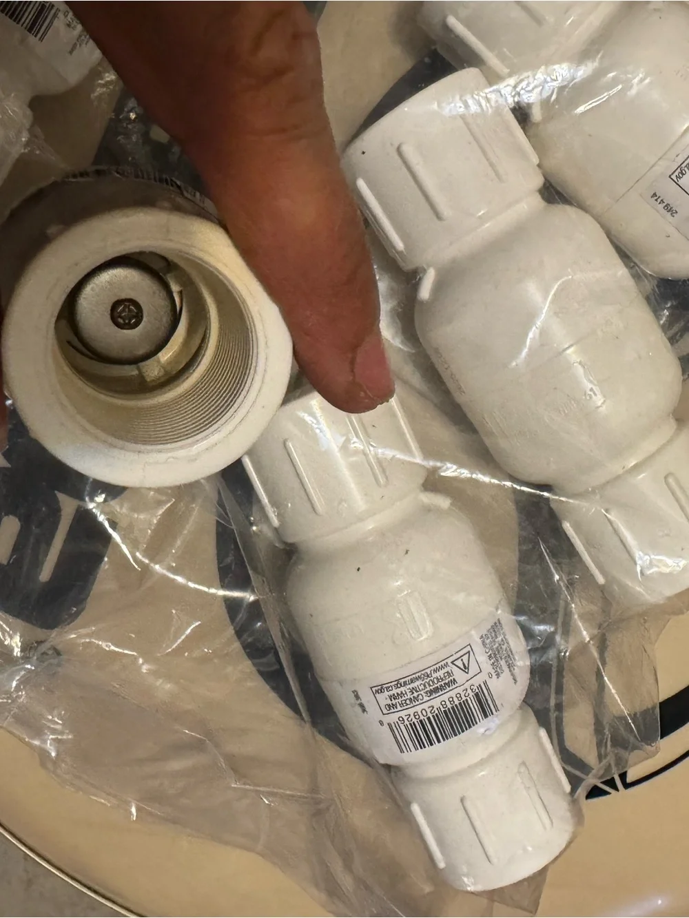 White Check Valve